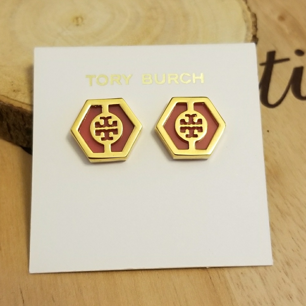 Tory Burch Caroline stud earrings - Picture 3 of 3